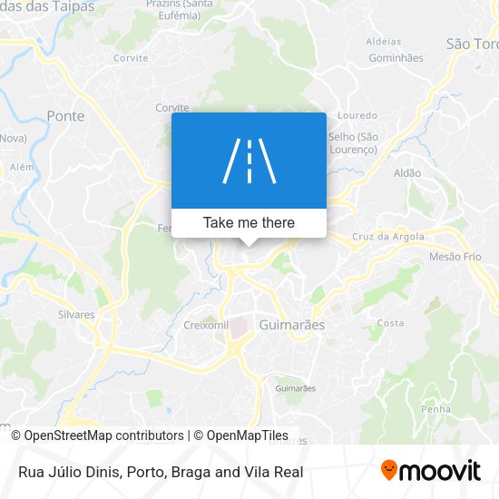 Rua Júlio Dinis mapa
