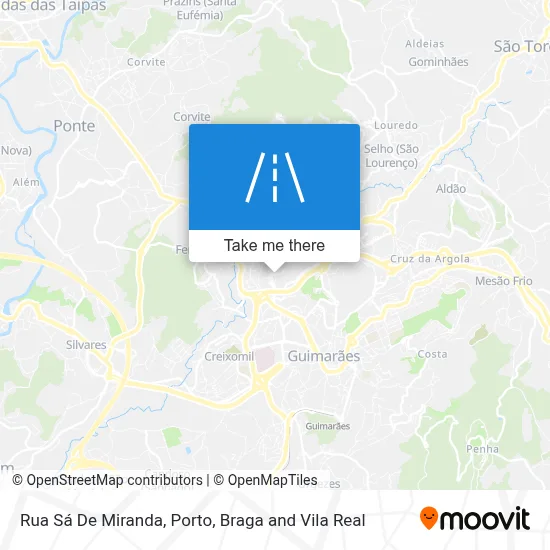 Rua Sá De Miranda map