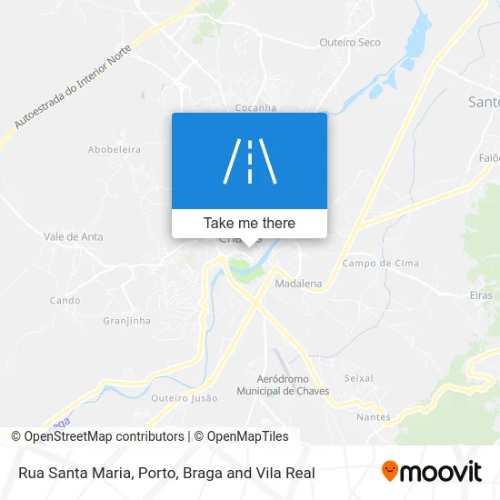 Rua Santa Maria map