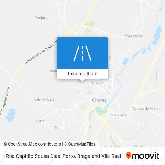 Rua Capitão Sousa Dias mapa