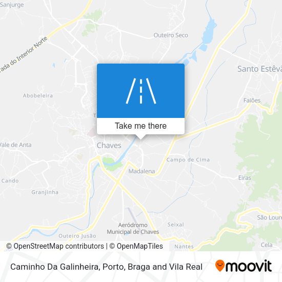 Caminho Da Galinheira mapa