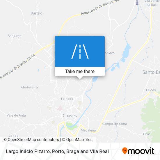 Largo Inácio Pizarro map