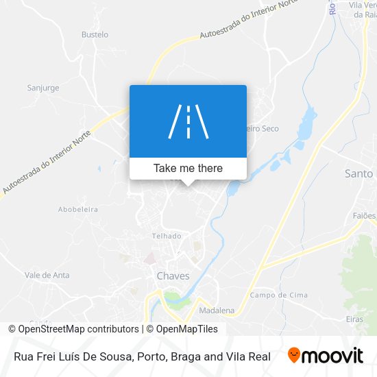 Rua Frei Luís De Sousa mapa