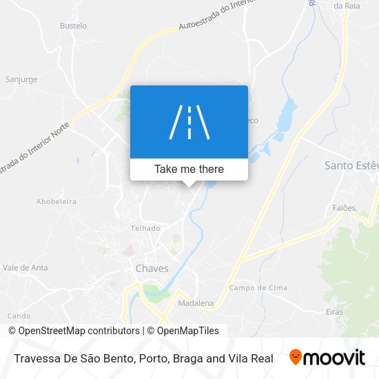 Travessa De São Bento mapa