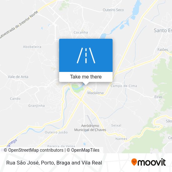 Rua São José map