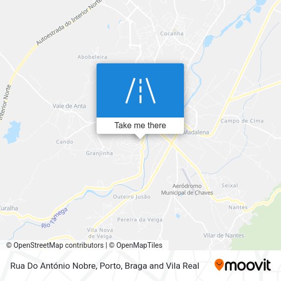 Rua Do António Nobre mapa