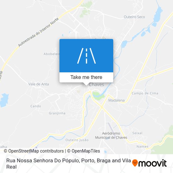 Rua Nossa Senhora Do Pópulo mapa