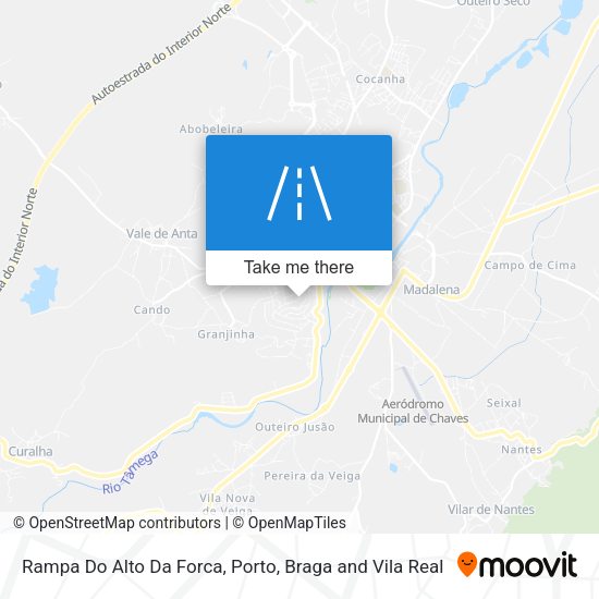 Rampa Do Alto Da Forca map