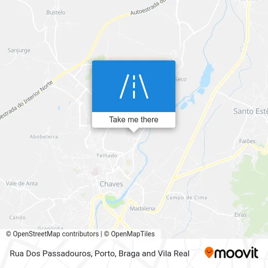 Rua Dos Passadouros map