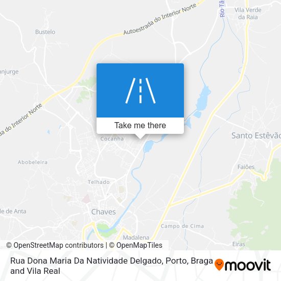 Rua Dona Maria Da Natividade Delgado mapa