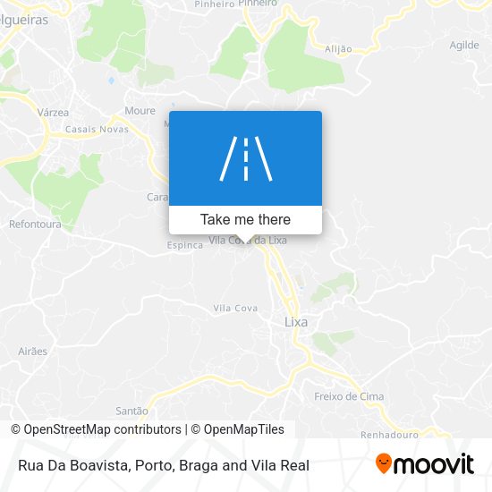 Rua Da Boavista mapa