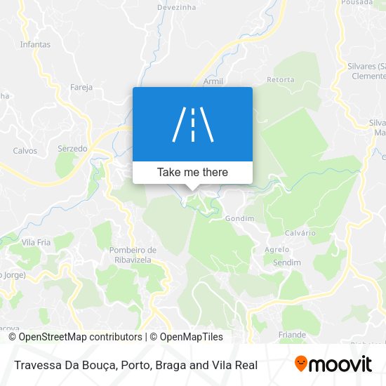 Travessa Da Bouça mapa