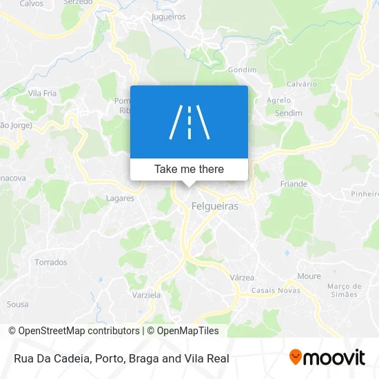 Rua Da Cadeia map
