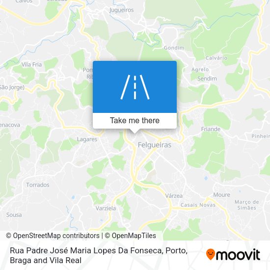 Rua Padre José Maria Lopes Da Fonseca mapa