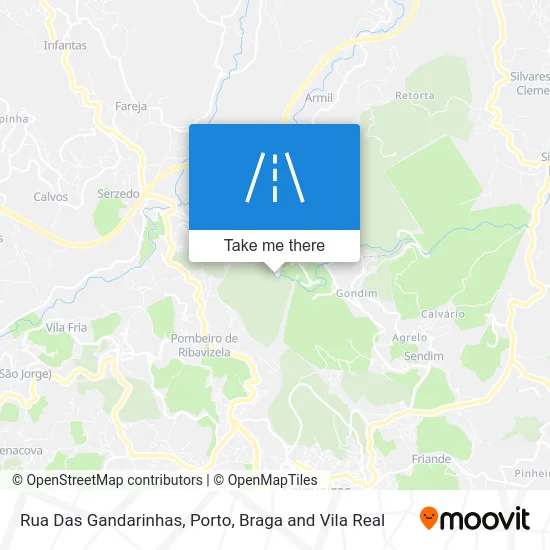 Rua Das Gandarinhas map