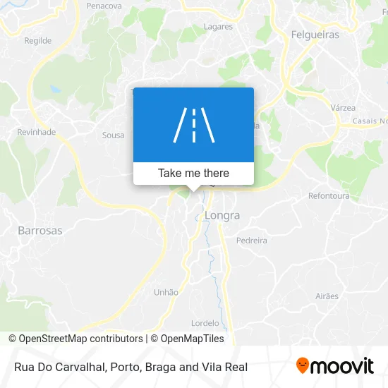 Rua Do Carvalhal map