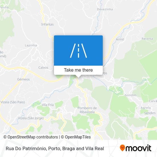 Rua Do Património map