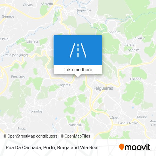 Rua Da Cachada mapa