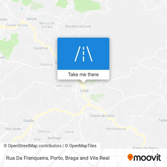 Rua Da Franqueira map