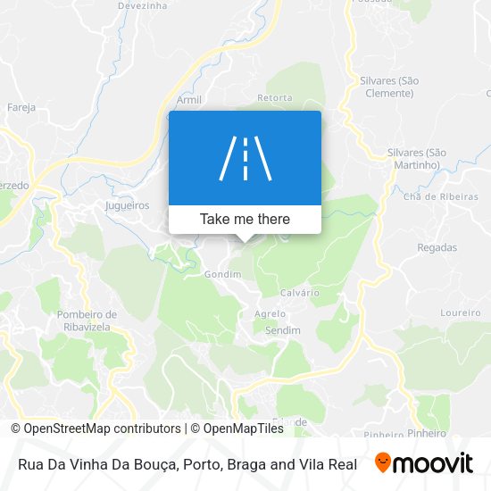 Rua Da Vinha Da Bouça map