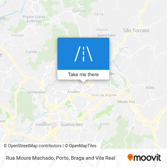 Rua Moura Machado map