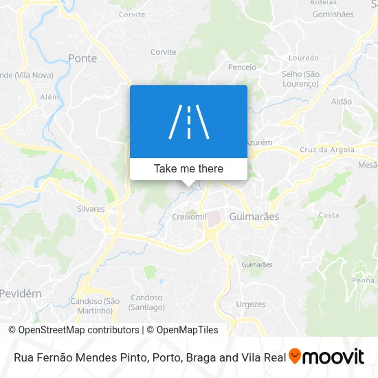 Rua Fernão Mendes Pinto map