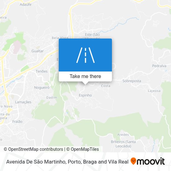 Avenida De São Martinho map