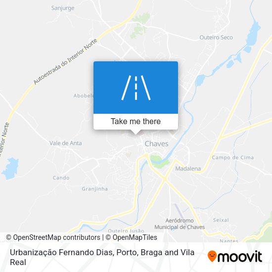 Urbanização Fernando Dias map
