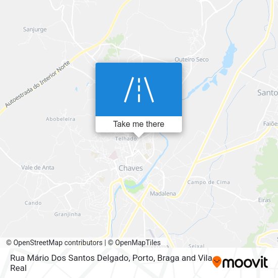 Rua Mário Dos Santos Delgado mapa