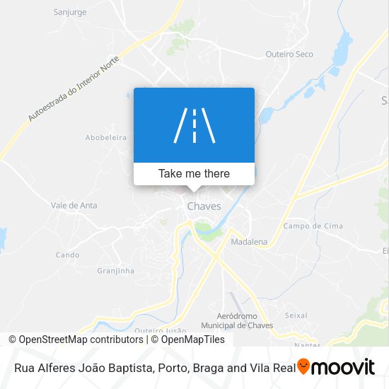 Rua Alferes João Baptista map