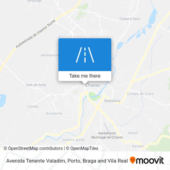 Avenida Tenente Valadim map