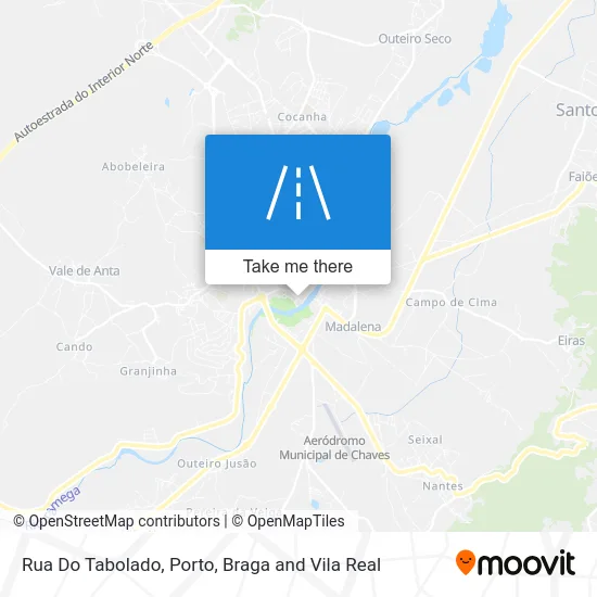 Rua Do Tabolado map