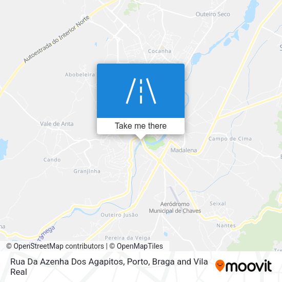 Rua Da Azenha Dos Agapitos map