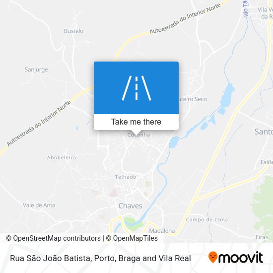 Rua São João Batista map