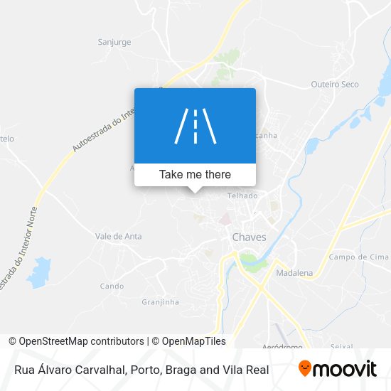 Rua Álvaro Carvalhal mapa
