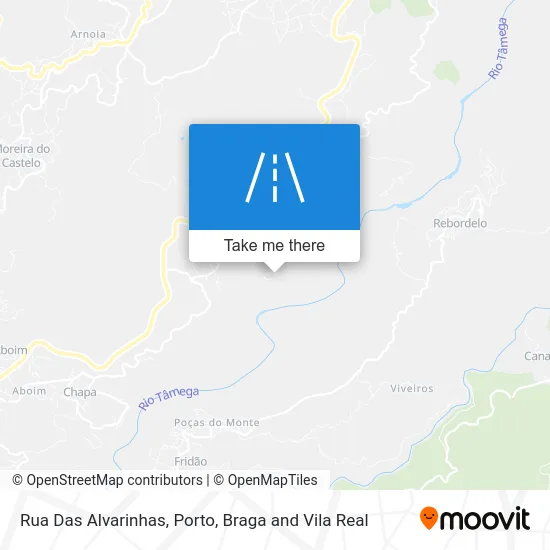 Rua Das Alvarinhas map