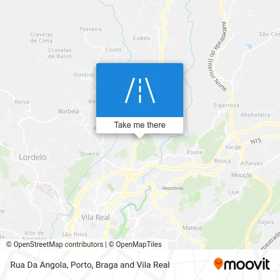 Rua Da Angola map