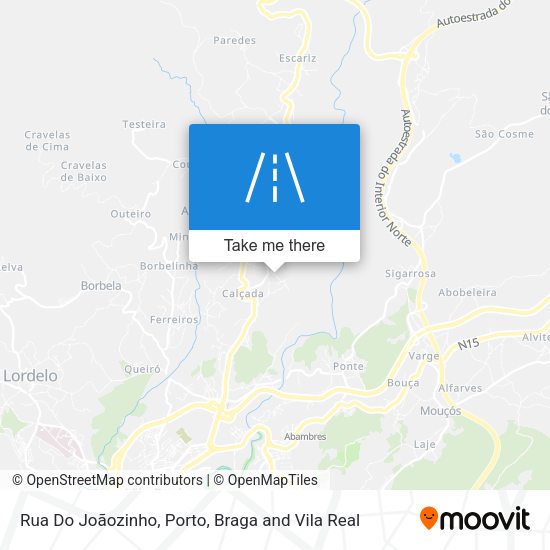 Rua Do Joãozinho mapa