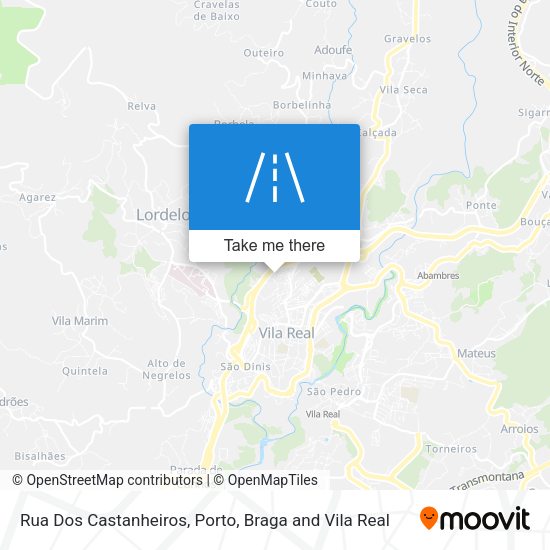 Rua Dos Castanheiros mapa