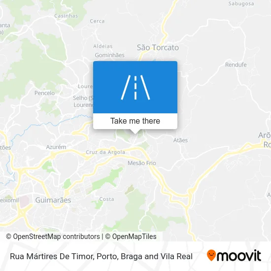 Rua Mártires De Timor map