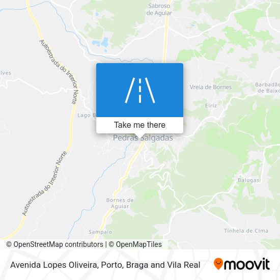 Avenida Lopes Oliveira mapa