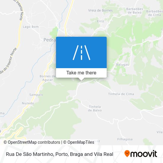 Rua De São Martinho mapa