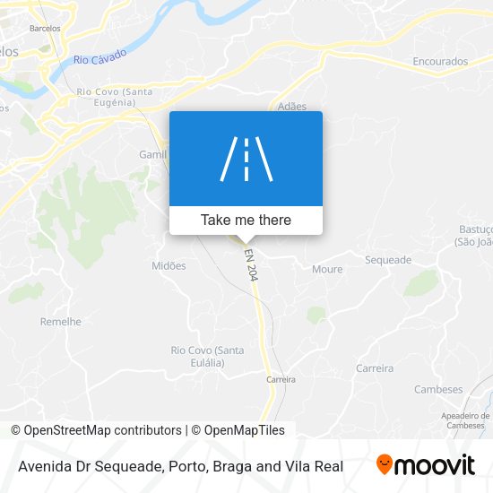 Avenida Dr Sequeade mapa