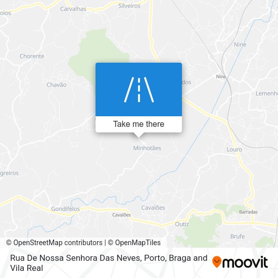 Rua De Nossa Senhora Das Neves map