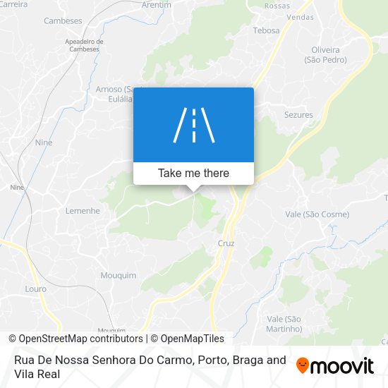 Rua De Nossa Senhora Do Carmo map