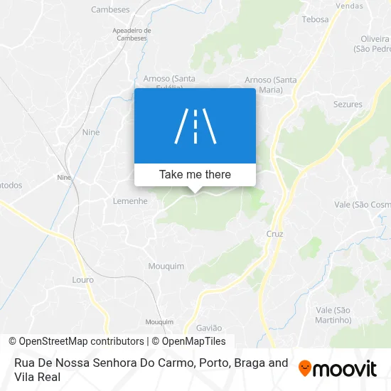 Rua De Nossa Senhora Do Carmo map