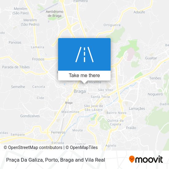 Praça Da Galiza mapa