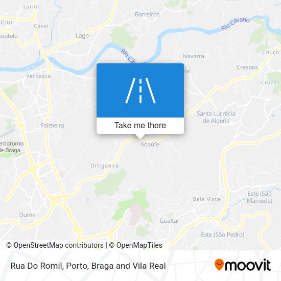 Rua Do Romil map