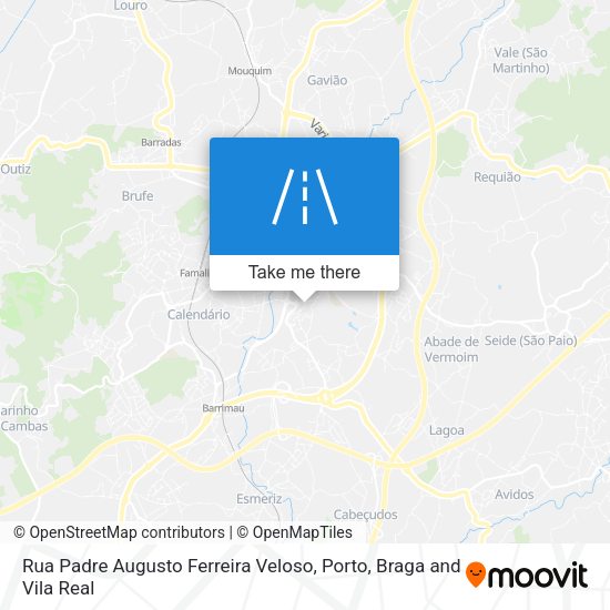 Rua Padre Augusto Ferreira Veloso mapa
