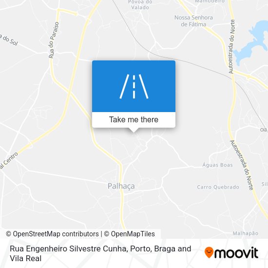Rua Engenheiro Silvestre Cunha mapa